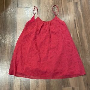 Lover + friends red summer dress